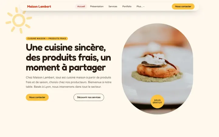 Aperçu réel de la charte Soleil