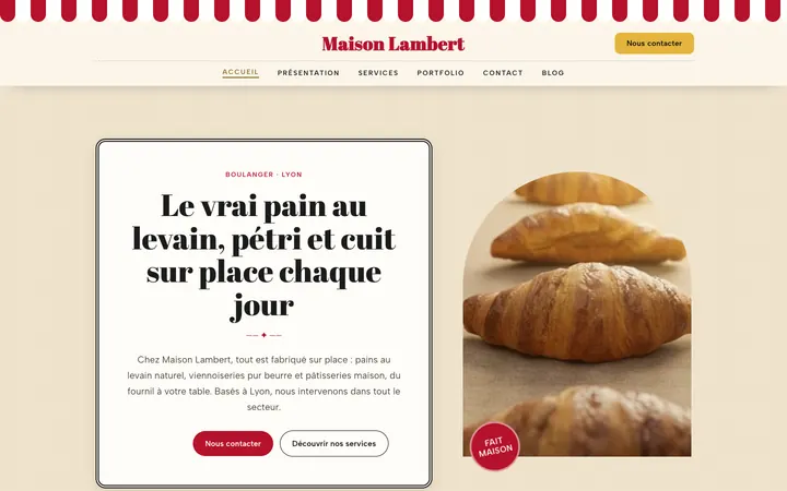 Aperçu réel de la charte Épicerie